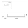 Настенный светильник ODEON LIGHT HIGHTECH FRAMANT 4294/40WL