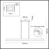 Подвесной светильник ODEON LIGHT HIGHTECH ESTAR 7019/38LB